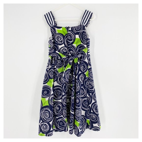 Bonnie Jean Sleeveless Patterned Sundress Girls Size 7 - Picture 2 of 5